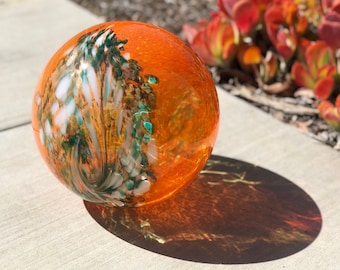 6“/10&quot; Solar LED Gaze Ball Peacock/Garden/Pathway Light/Patio Table Light/Sun Cather/Art Glass
