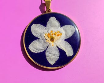 Botanical Jewellery, Nature lovers Amulet, Plant Lady Gift