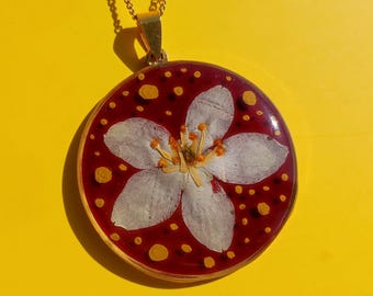 Botanical Jewellery, Nature lovers Amulet, Plant Lady Gift