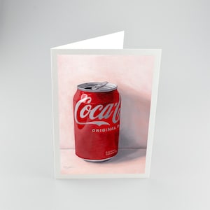 Can of Coca Cola - A5 Blank Greetings Cards
