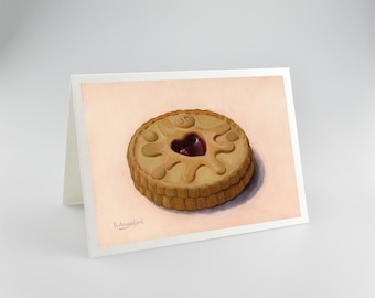 Jammie Dodger - A5 Blank Greetings Cards