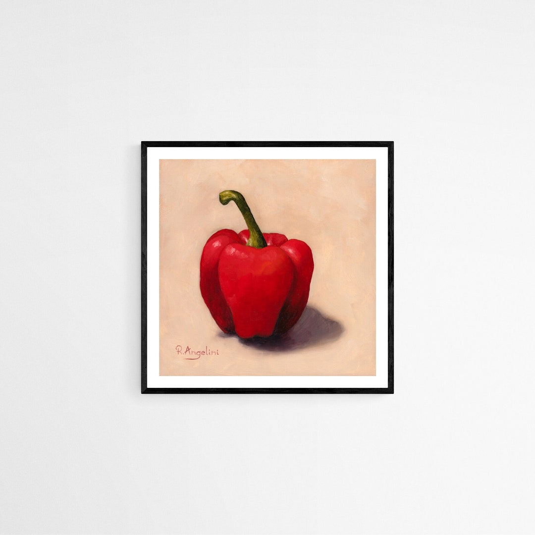Giclee Artwork Prints of Red Pepper. High Quality Giclee Art Etsy