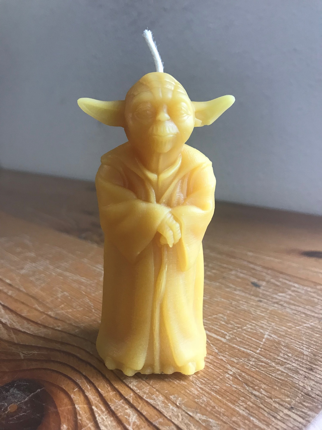 Yoda Candle 100 Beeswax Etsy