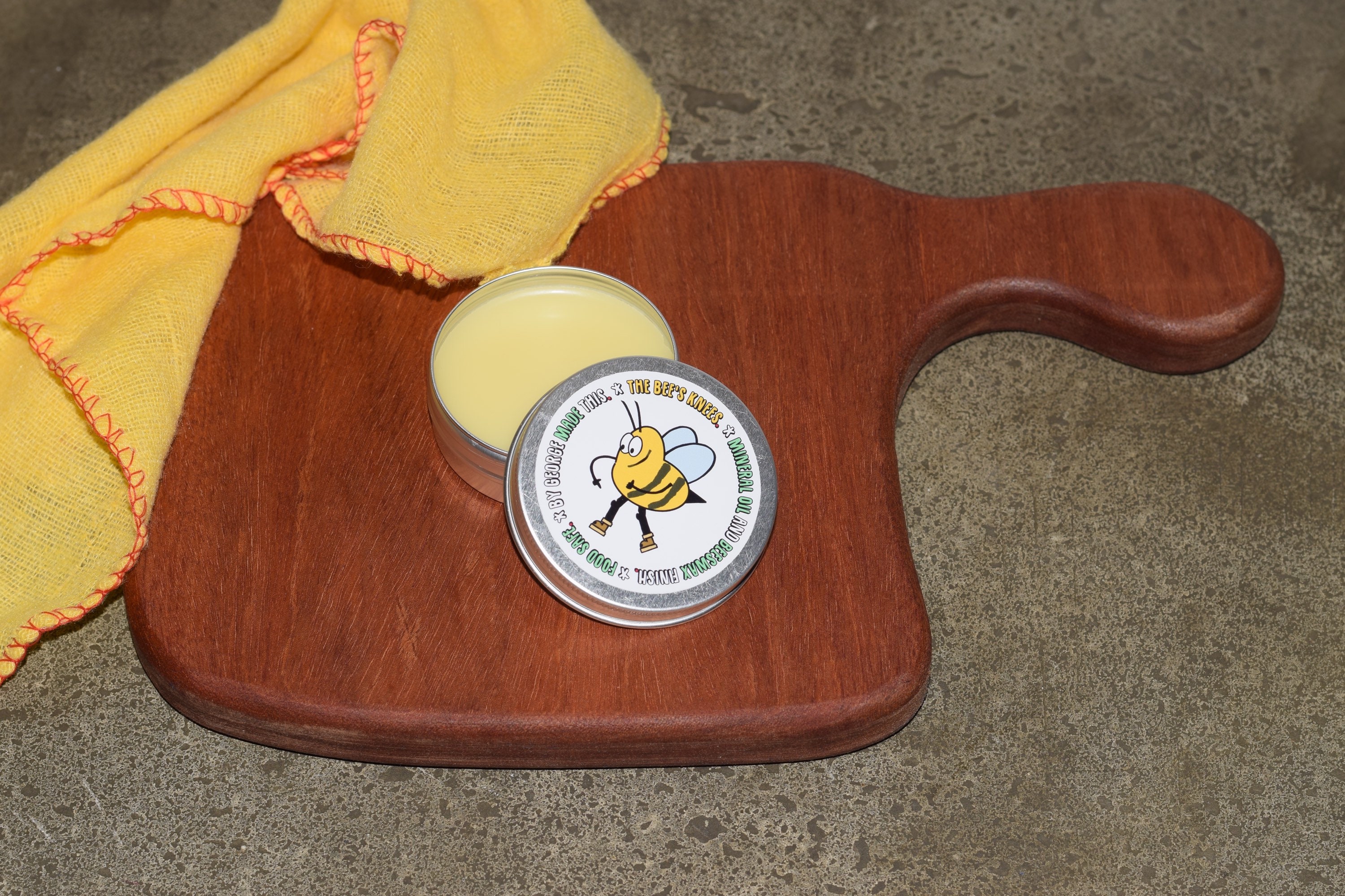 The Bee's Knees Food Safe Chopping Board Wax Finish Etsy