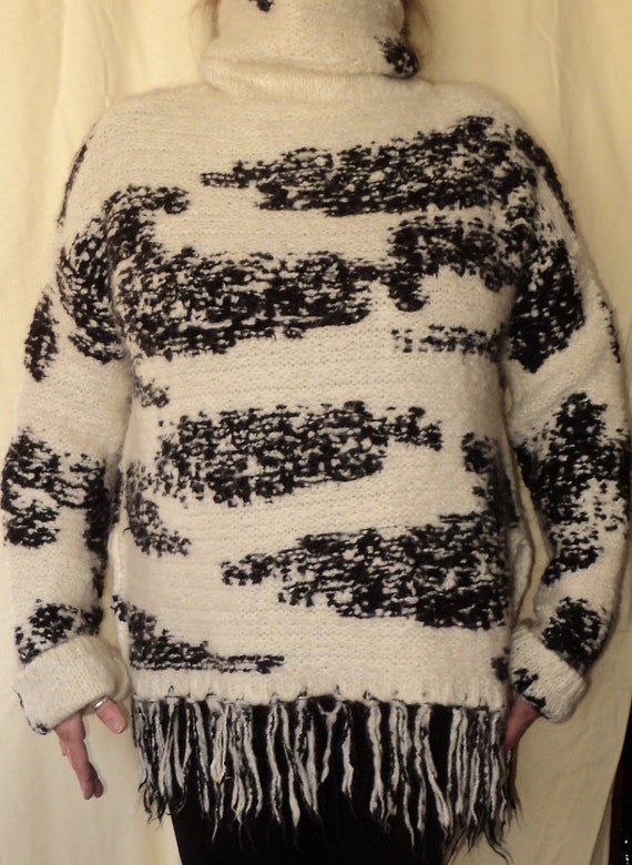 Zara black fringed and Gem