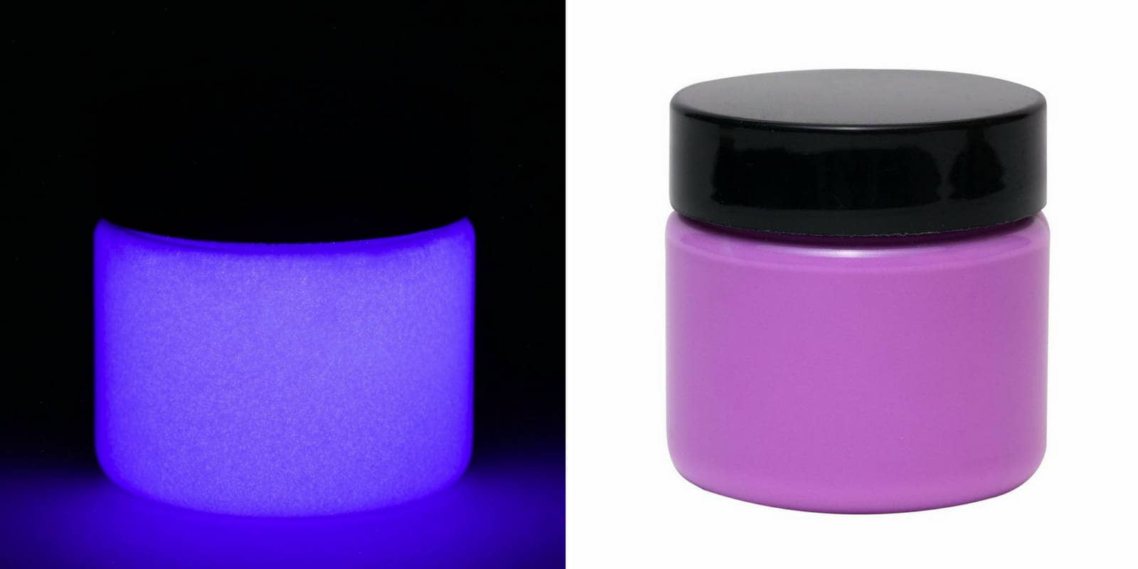 Fluorescent Glow in the Dark Paint 7 Colors Etsy