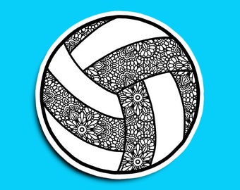 Download Mandala Volleyball Etsy