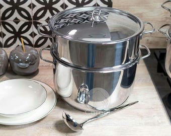 アンティークアルミ蒸し器（0461） - Etsy 日本