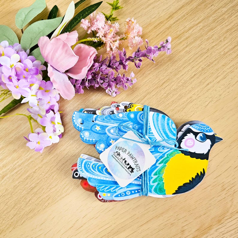 Spring party bird bunting garland decoration for garden lovers