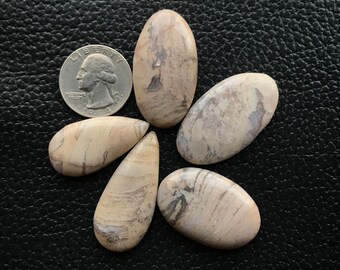 40x30x5mm Ready to Ship Wave Jasper Cabochon