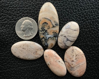 40x30x5mm Ready to Ship Wave Jasper Cabochon