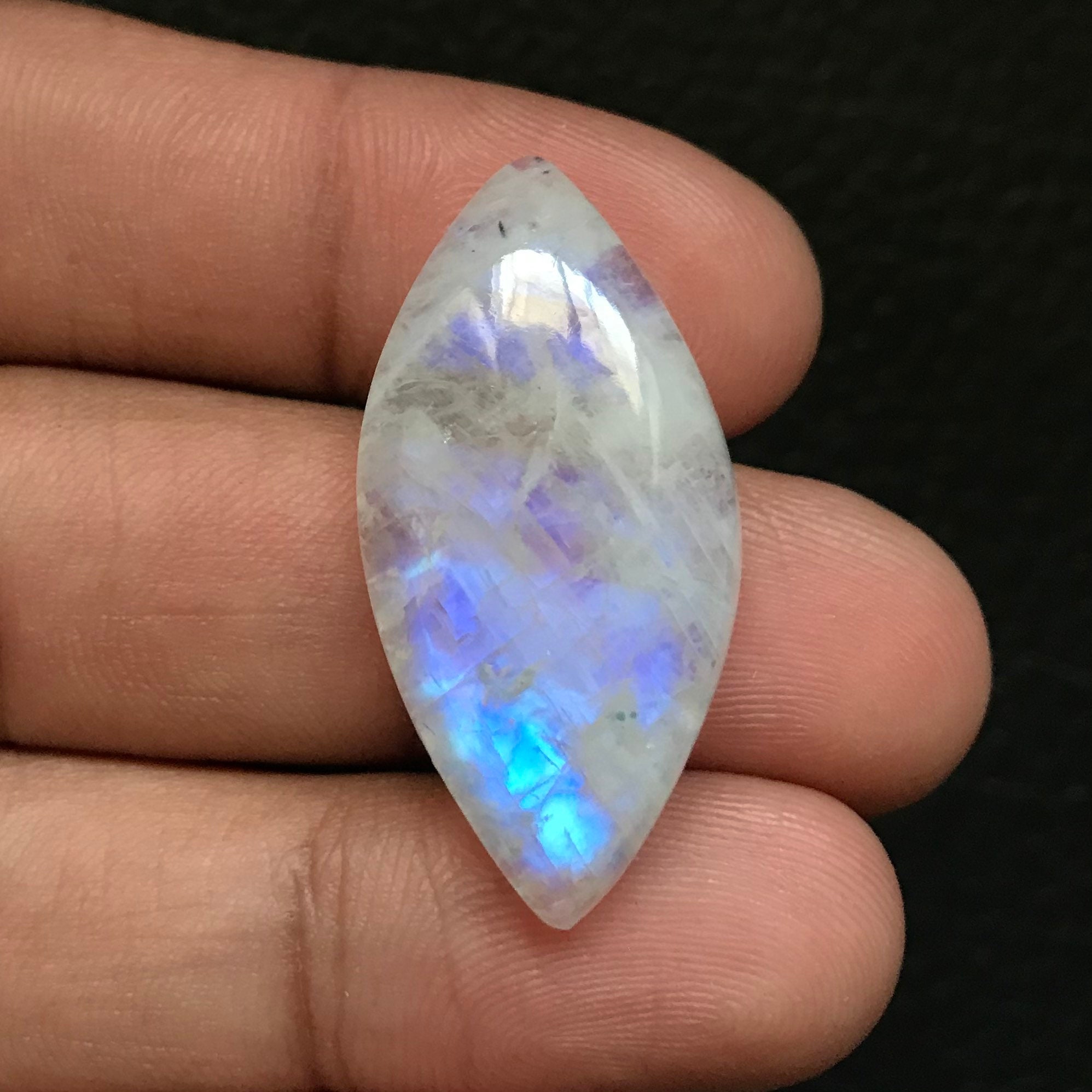Top quality Rainbow moonstone gemstone Moonstone cabochon Etsy