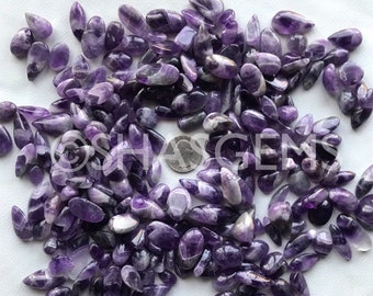 Banded Amethyst Cabochon Lot, Amethyst Gemstone, Loose Banded Amethyst For Wire Wrapping, Mix shape Amethyst gemstone for jewelry making