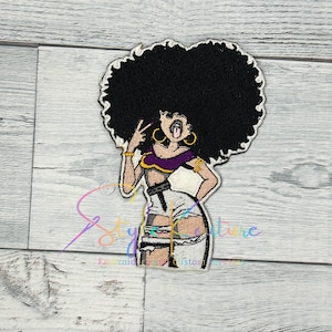 Afro Queen, Queen Patch, Melanin Patch, Embroidered Patch, Custom Embroidered Patches, Custom Patch, Sew on Patch, Iron on Patch