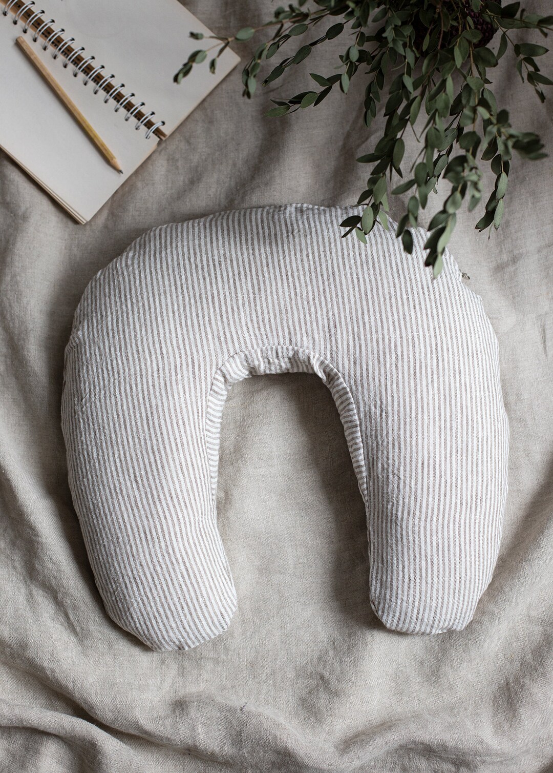 U Shaped Pillowcase. Neck Pillow Cover. Travel Pillow Case. Travel