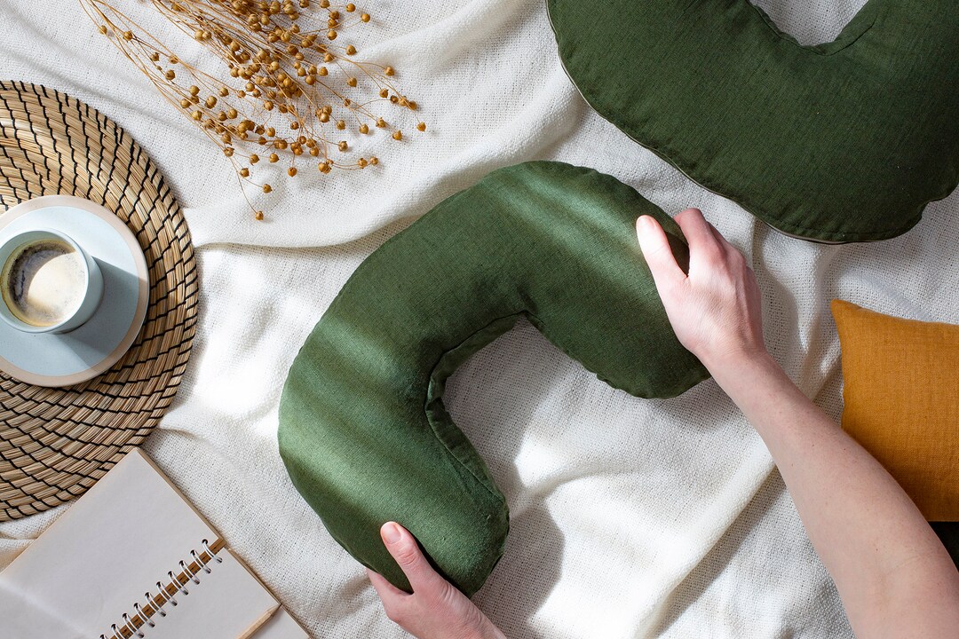 Neck Pillow Buckwheat Pillow Travel Pillow Neck Bolster Etsy