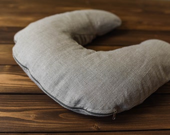 Organic Buckwheat Neck Pillow, Adjustable Travel Support