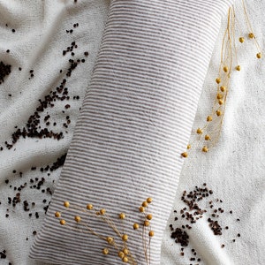 Buckwheat pillow with undyed cotton inside cover-adjustable neck support, Small-Japanese bolster pillow image 3