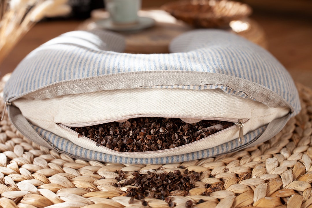 Buckwheat Pillow, U Shaped Neck Pillow, Organic Travel Pillow Etsy