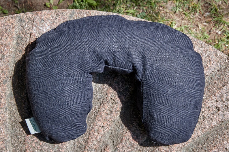 Buckwheat Neck Pillow Organic Travel Pillow Small Travel Etsy