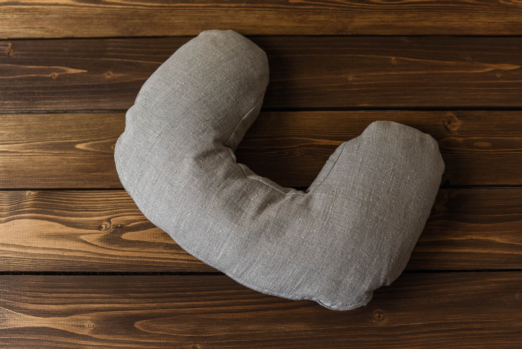 U Shaped Neck Pillow Cover Linen Travel Pillow Cover Only Etsy