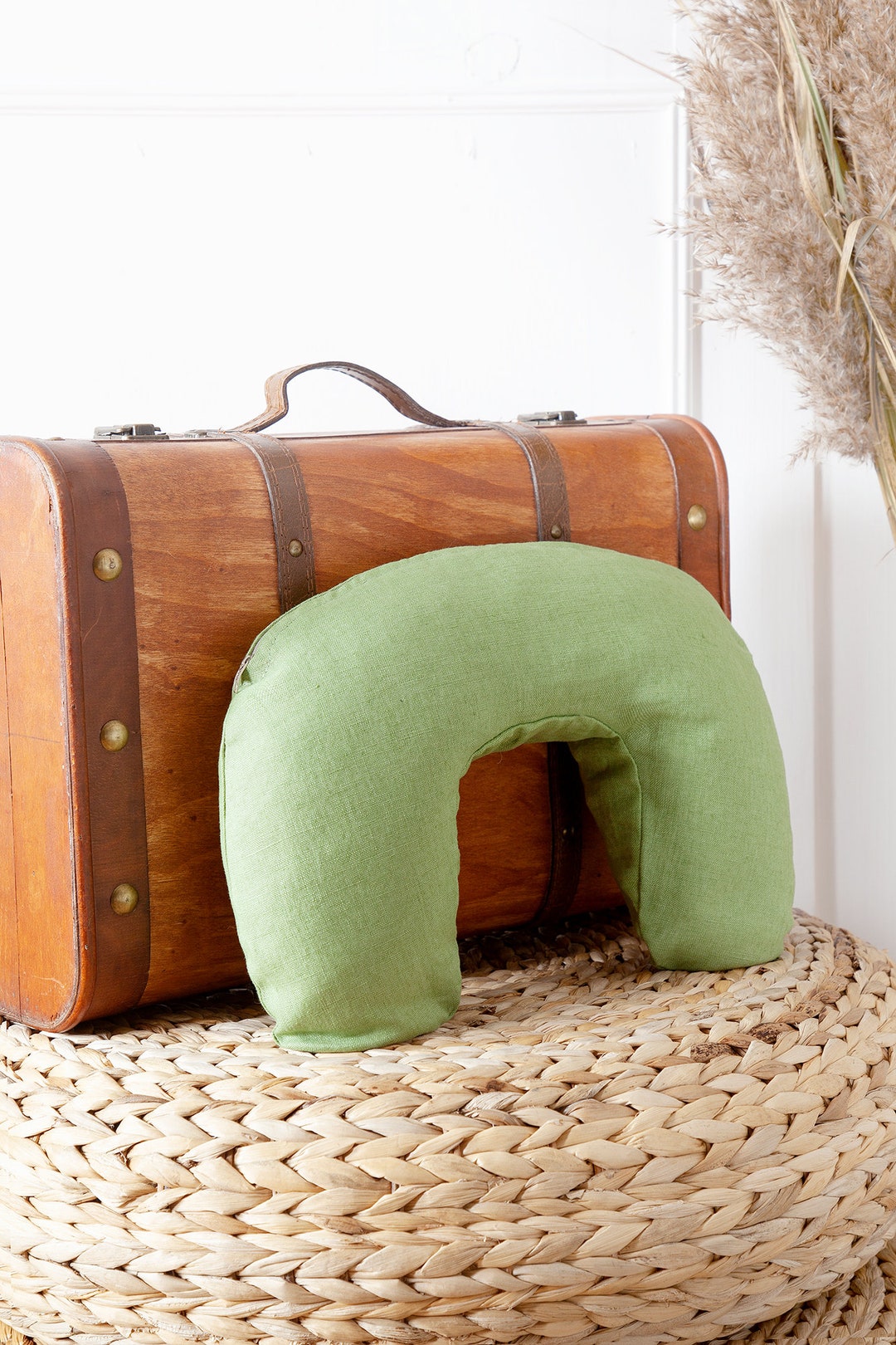 Neck Pillow Cover, Travel Pillow Case,only Covers, Linen Pillowcase, U Shaped Pillow Cover