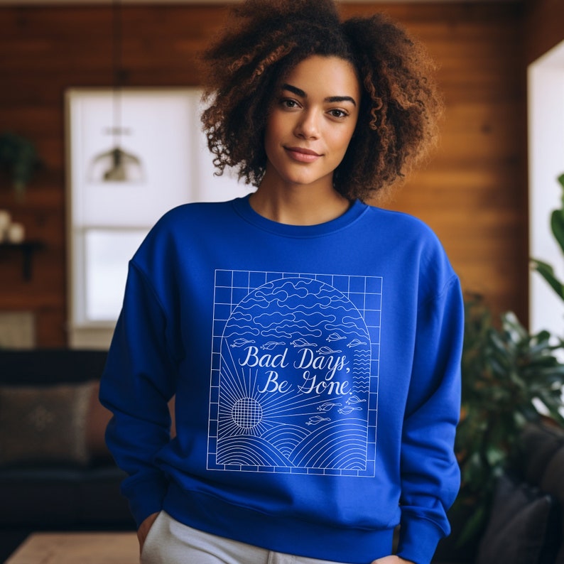 Sweatshirt Positive Words Of Affirmation Sweater Gifts For Women Sweatshirt Gifts For Men Sweater Flying Geese Gift Sweatshirts Nature Lover Blauw