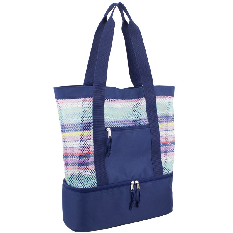 Eastsport Mesh Tote Insulated Cooler Beach Bag Etsy