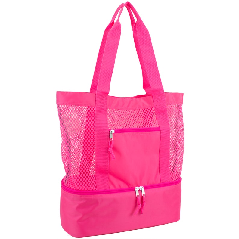 Eastsport Mesh Tote Insulated Cooler Beach Bag Etsy