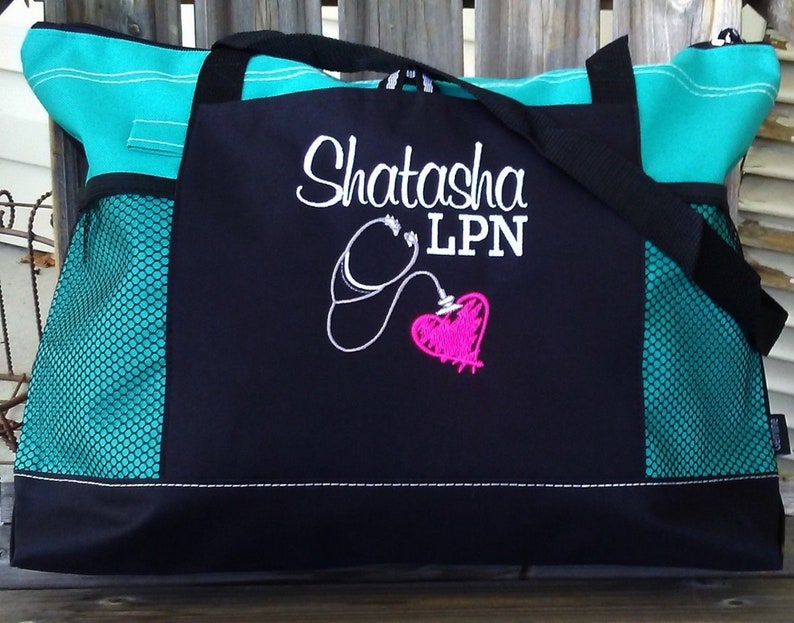 Personalized Monogrammed CNA Tote Bag Nurse Nursing Gift RN Etsy