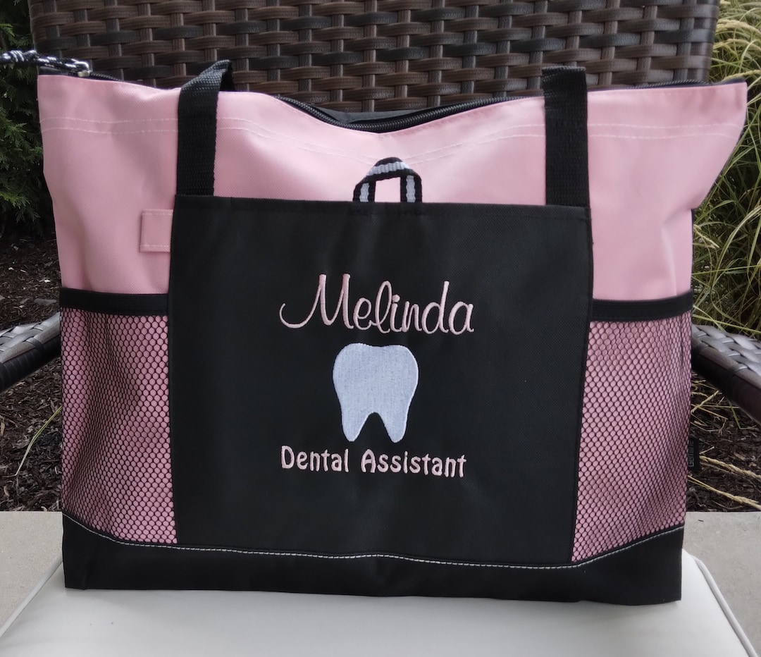 Personalized Dental Bags Dental Assistant Gifts Dental Tote Bag Dental
