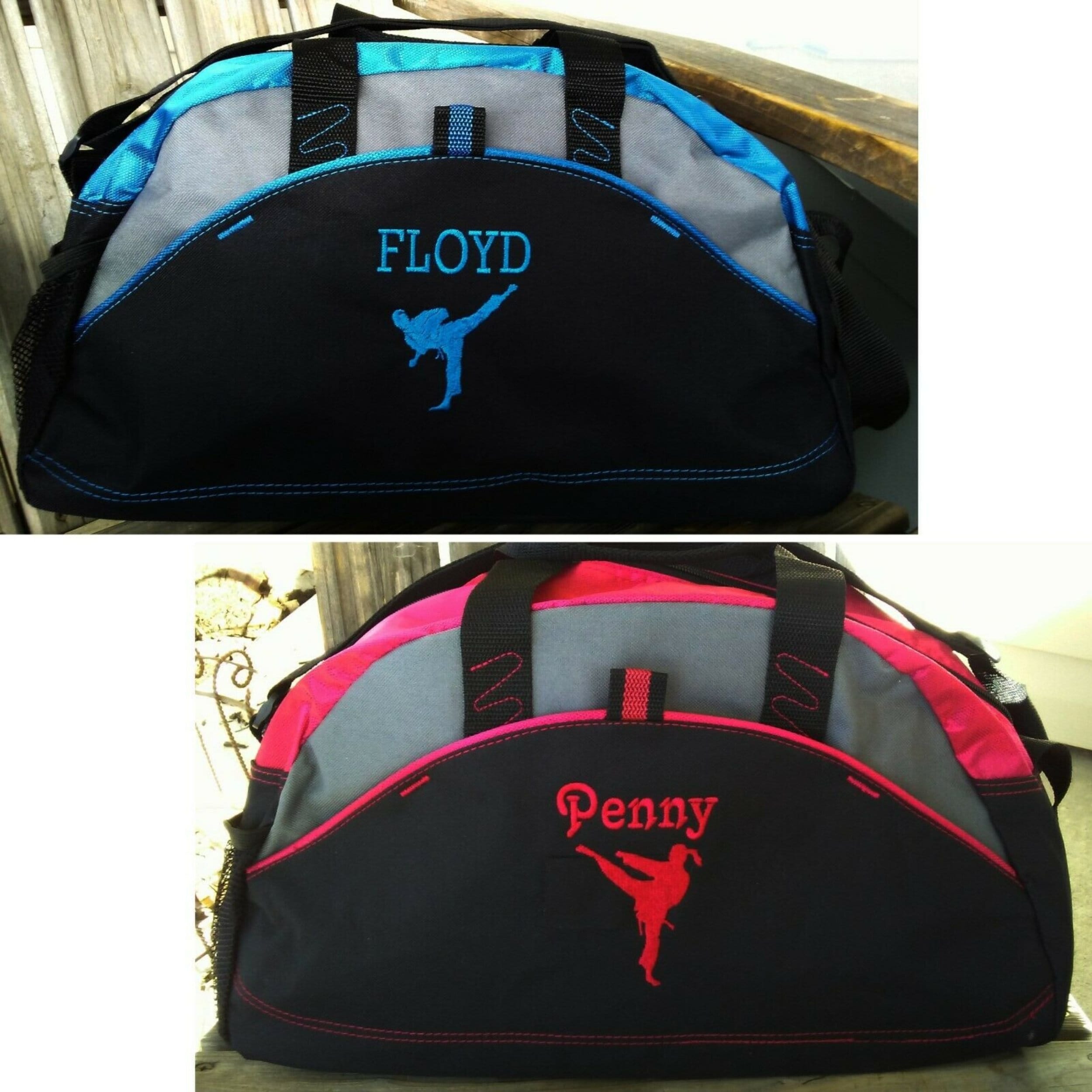 Personalized Karate Bag Martial Arts Duffel Bag Kids Duffle Etsy