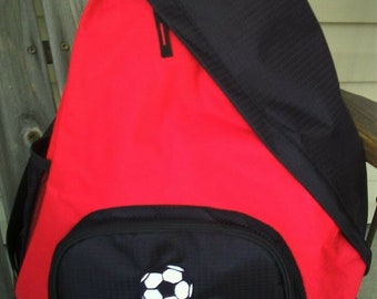 Personalized Soccer Bag with Ball Holder Soccer Backpack Soccer Ball Bag Sports Bag Sports Backpack Monogram Soccer Bag Soccer Bag Boys