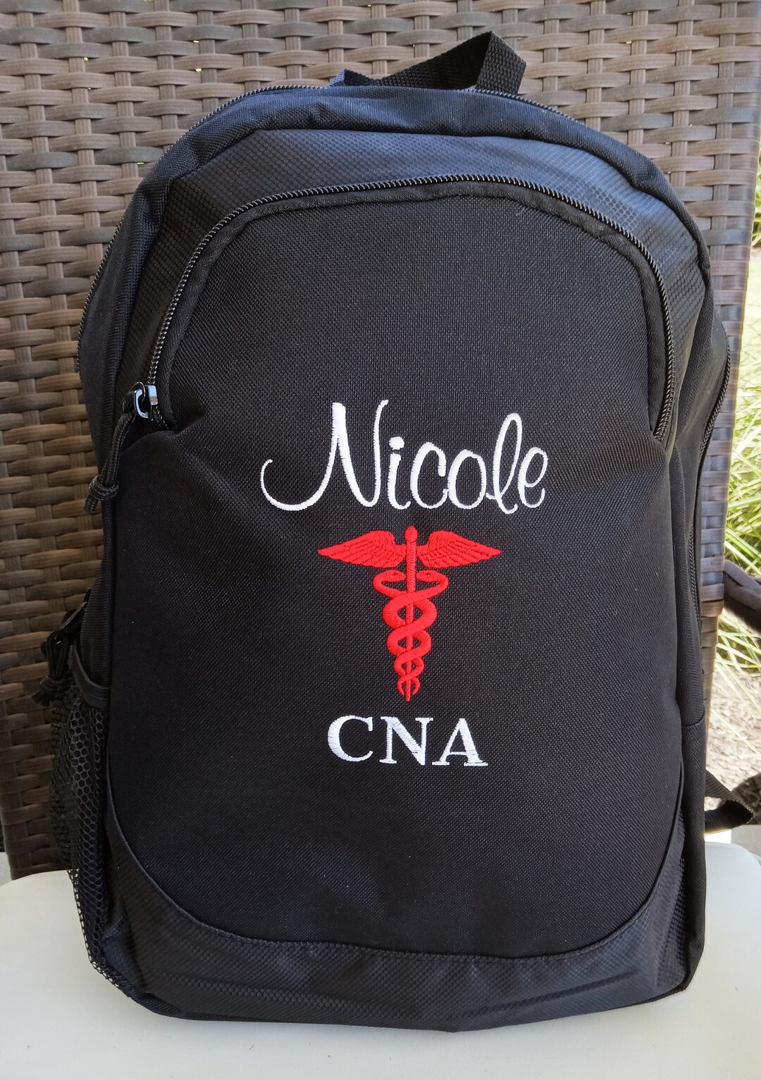 Personalized Nurse Backpack Nurse Bag Embroidered Nurse Bag Backpack