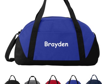 Personalized Duffle Bag Kids Personalized Duffel Bag Men Women Gym Bag Sports Duffel Monogrammed Embroidered Personalized Groomsman Bag