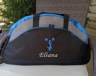 Personalized Cheer Duffel Bag Sports Bag Personalized Cheerleader Duffel Bag Monogrammed Duffel Bag Gym Bag