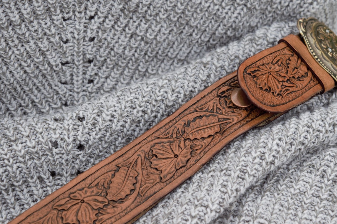 All Tooled Leather Men's Wallet main image 1