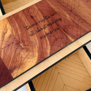 Personalized Wooden Travel Cribbage Board with Card & Peg Storage – Custom Engraved Portable Game for Road Trips, Cabins, Groomsmen Gifts