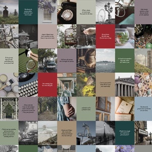 Folklore geïnspireerde Collage Kit - Digitale download
