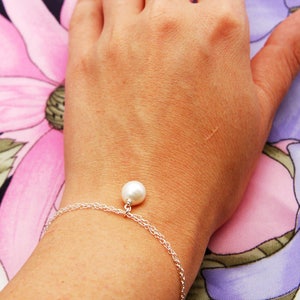 DOEBLE ROW bracelet, pearl bracelet, bridesmaid bracelet, layered bracelet, silver bracelet, white pearl jewelry, wedding, bridal bacelet
