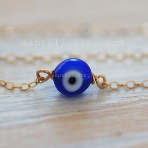 Evil eye necklace, protection good luck necklace, Charm necklace ,14k gold filled necklace, filigree necklace, charm necklace, hamsa hand