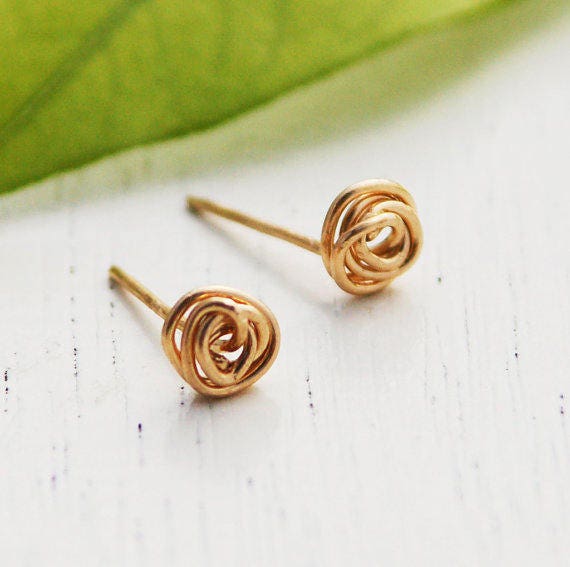 Cute Bangle Hoops Earrings - Gold | Salty – Salty Accessories