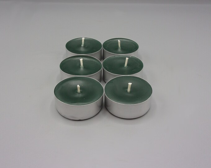 Dusk Tea Lights Set of Six Vegan Candle Earth Scent Witch Scent Patchouli Scent Strong Scent