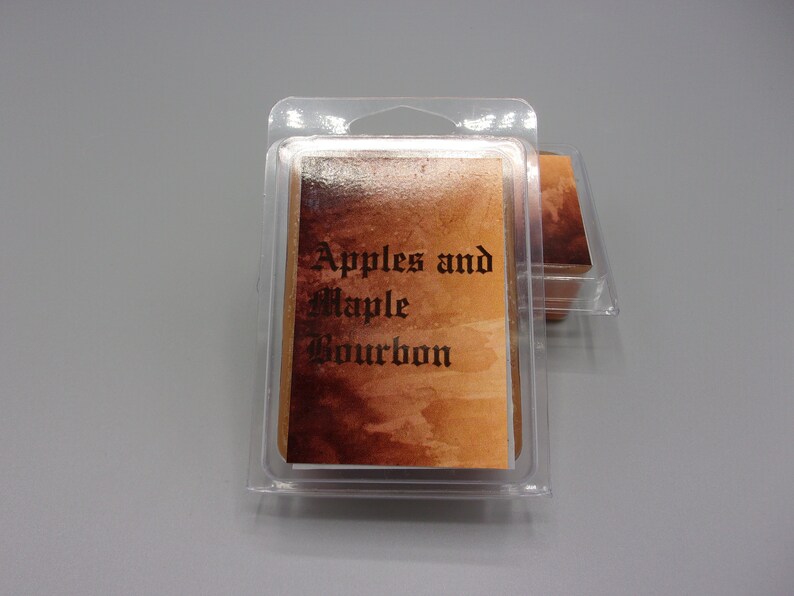 Apples and Maple Bourbon Wax Melts Wax Tarts Manly Scents Dessert ScentsVegan Friendly Scented Wax Melt Scented Wax Tart Strong Scent