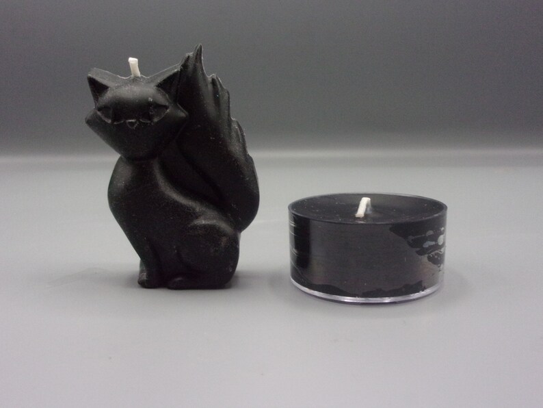 Black Cat Candle/ Decorative/ Make Your Own/ Unique Candle/ Etsy