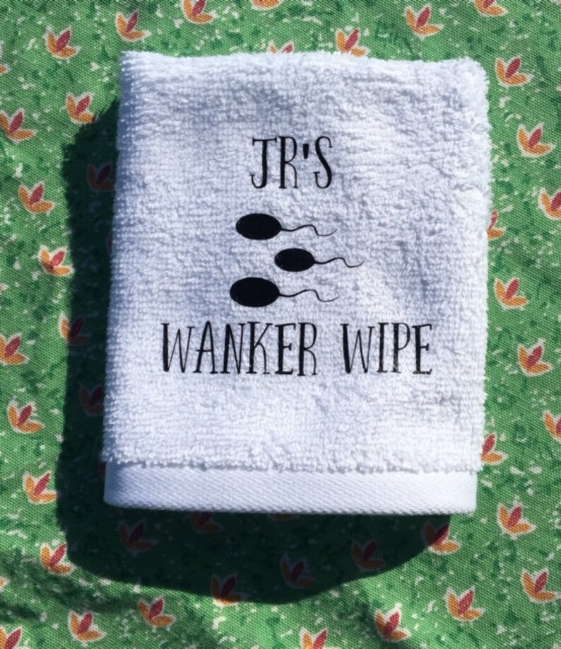 Personalized Wanker Wipe Hilarious and Inappropriate Novelty Gift for