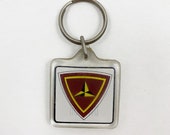 Vintage 90s United States Marines Third Marine Division Keychain