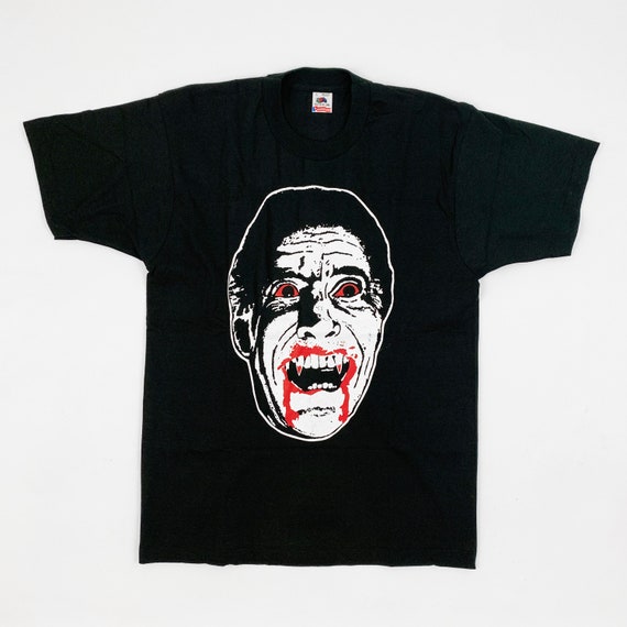 Rare! Vintage 90s Dracula Horror Movie Graphic T-S