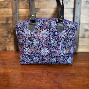Purple Medallion Purse