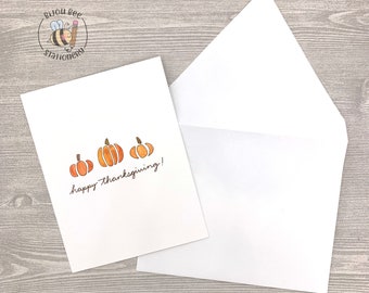 Pumpkin Thanksgiving Greeting Card